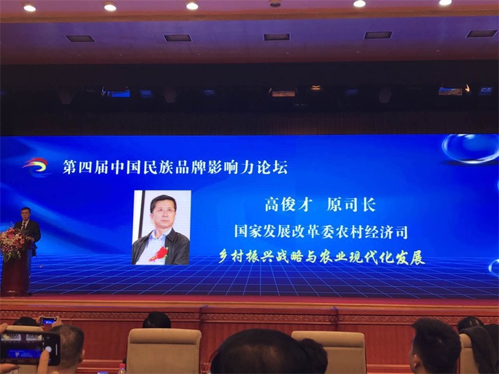 百年董氏董事長董增軍先生，參加“第四屆中國民族品牌全球推廣盛典” 